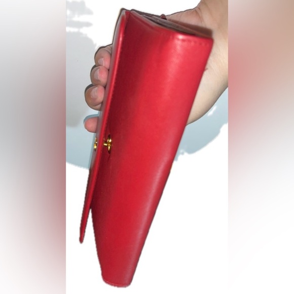 NWT Vintage Etienne Aigner Classic Personal Assets Leather WalletRed - Picture 7 of 16